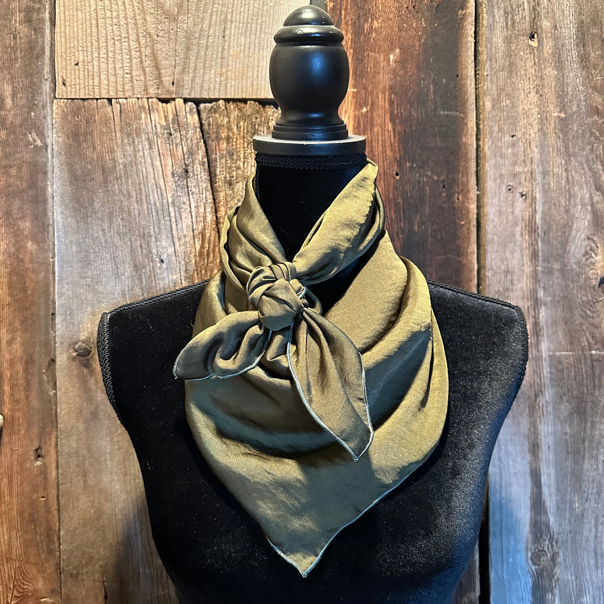 Satin Rag Olive satin – Rae's Rags